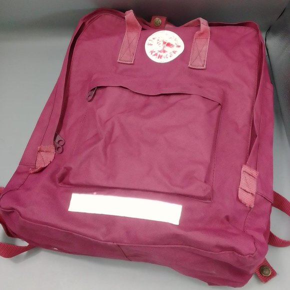 FJALLRAVEN KANKEN Red 16L Backpack Burgundy 16" Large Rucksack School Bag - Picture 5 of 12